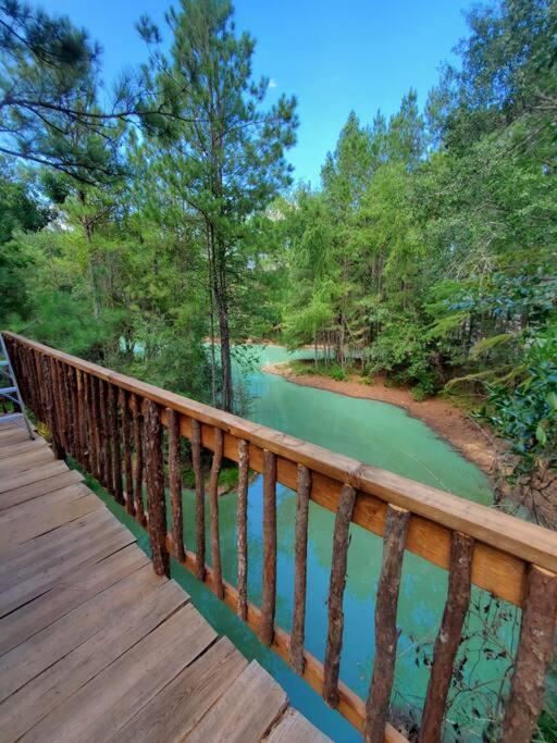 Waterfront Treehouse In A Magical Forest Waller megye Kültér fotó